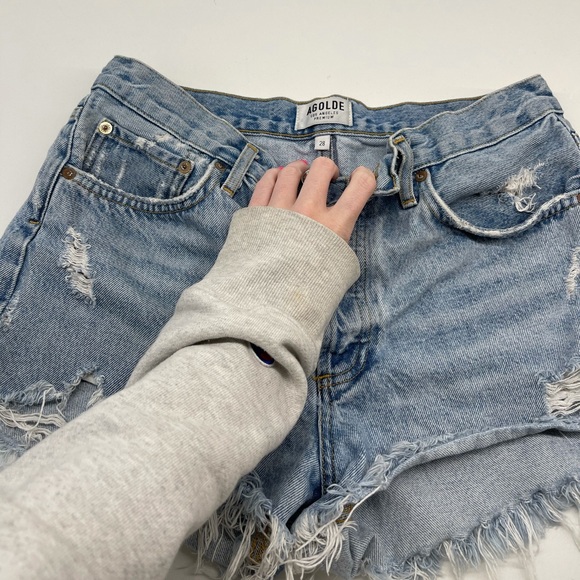 Sz 28 Agolde Parker Shorts in Swapmeet - Picture 3 of 6